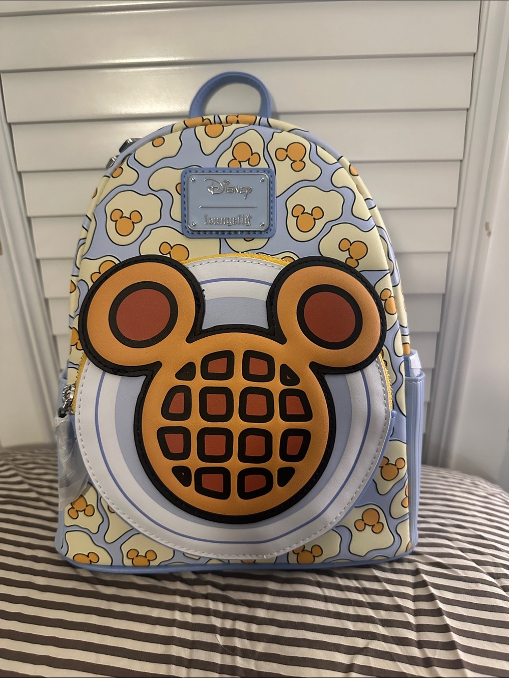 Disney Loungefly Mickey Waffle Backpack